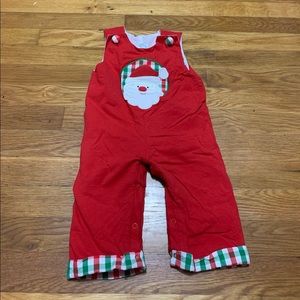 Smock Monkey Christmas overalls